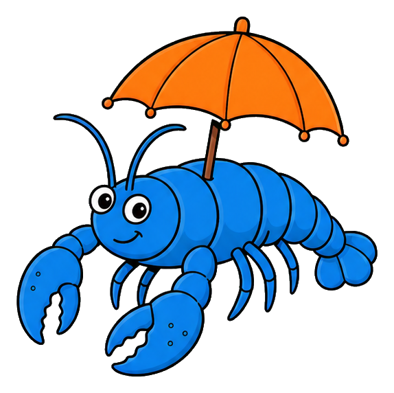 Preview for Lobster Umbrella Sticker