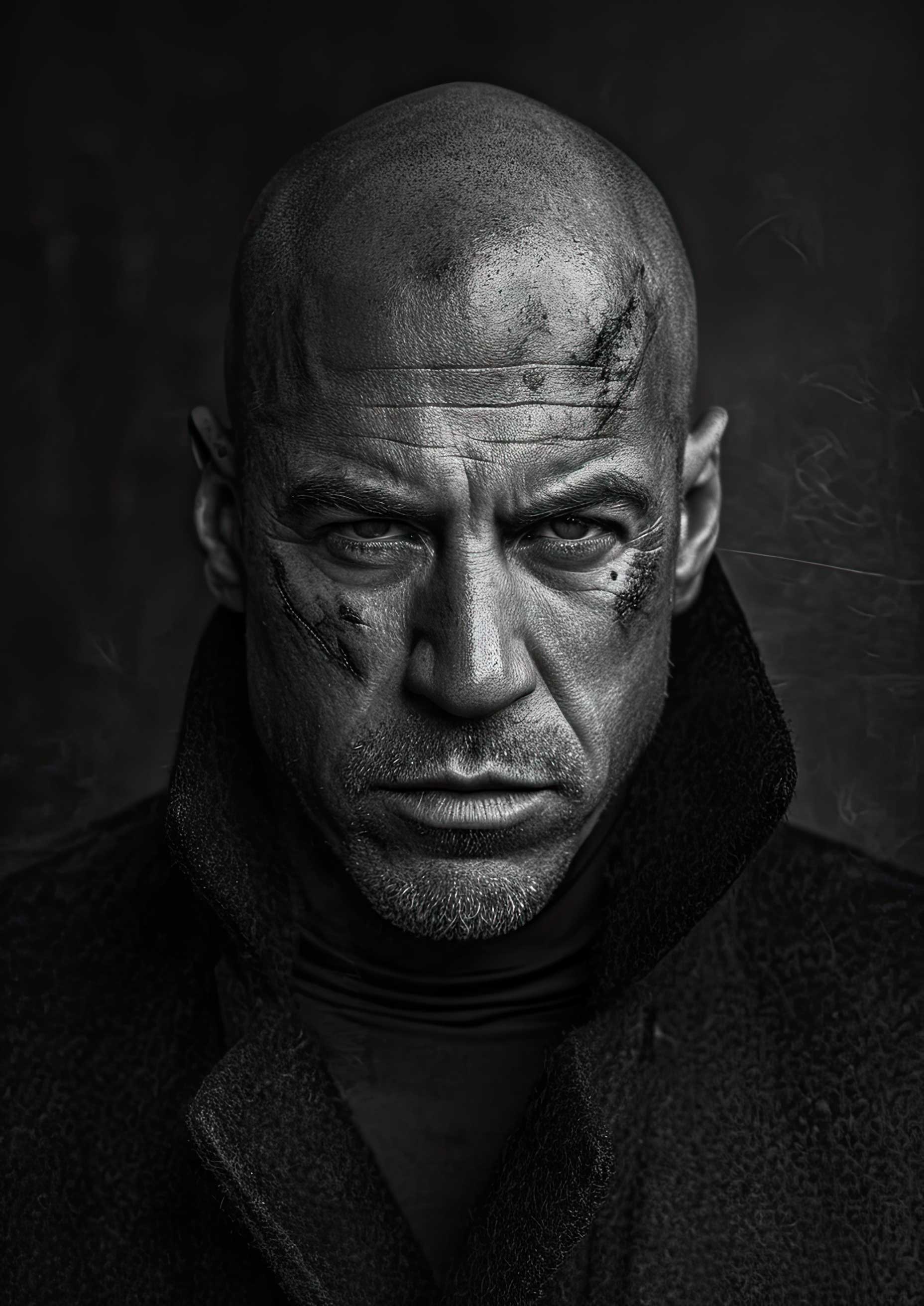 Preview for Dramatic-black-and-white-portrait-celebrities-background-246e8