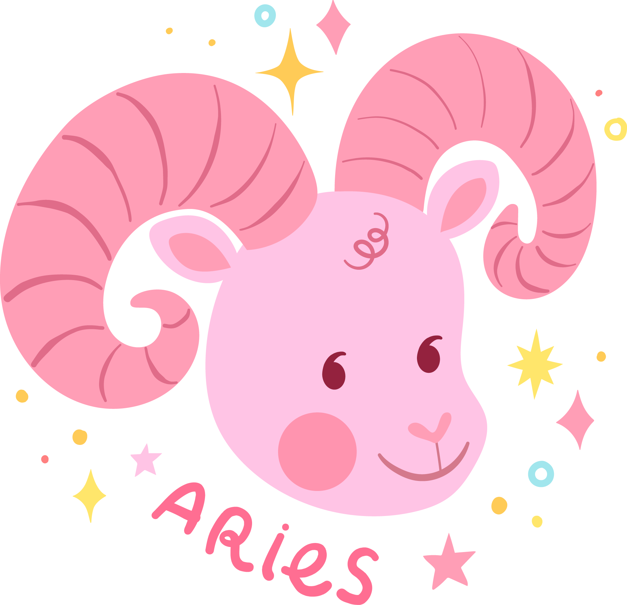 Preview for Aries-zodiac-illustration-sticker-7aeaf