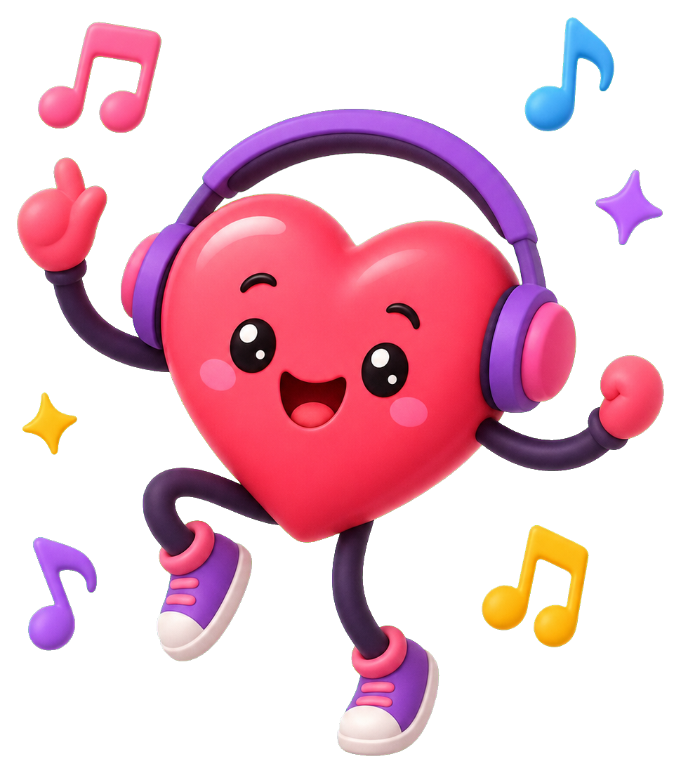 Preview for Dancing Heart Sticker