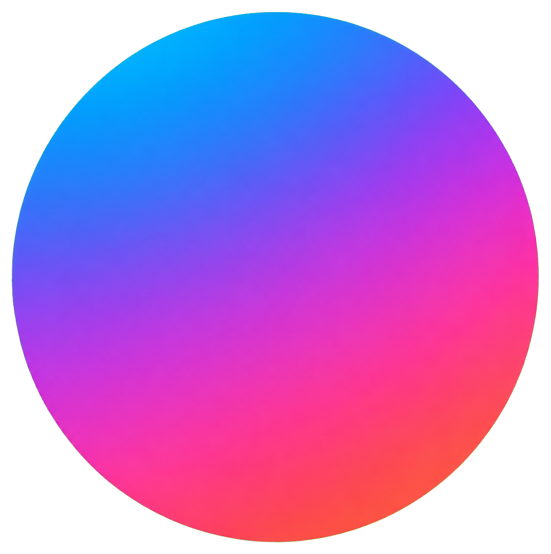 Preview for Gradient Circle Sticker