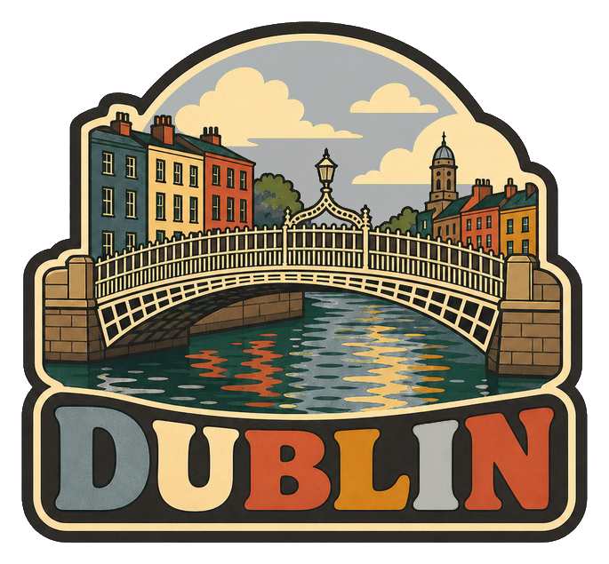Preview for Dublin Ha Penny Bridge Sticker Graphic