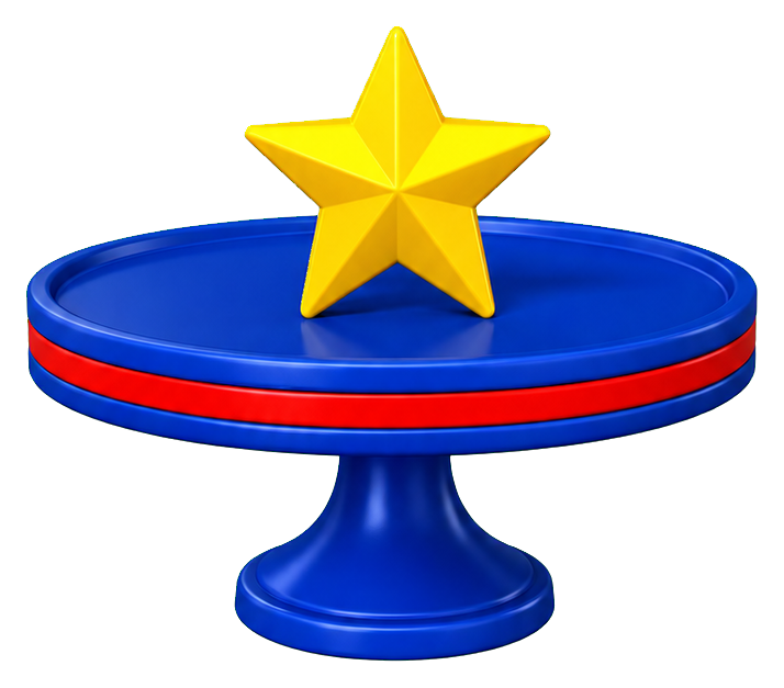 Preview for Hero Cake Stand Sticker