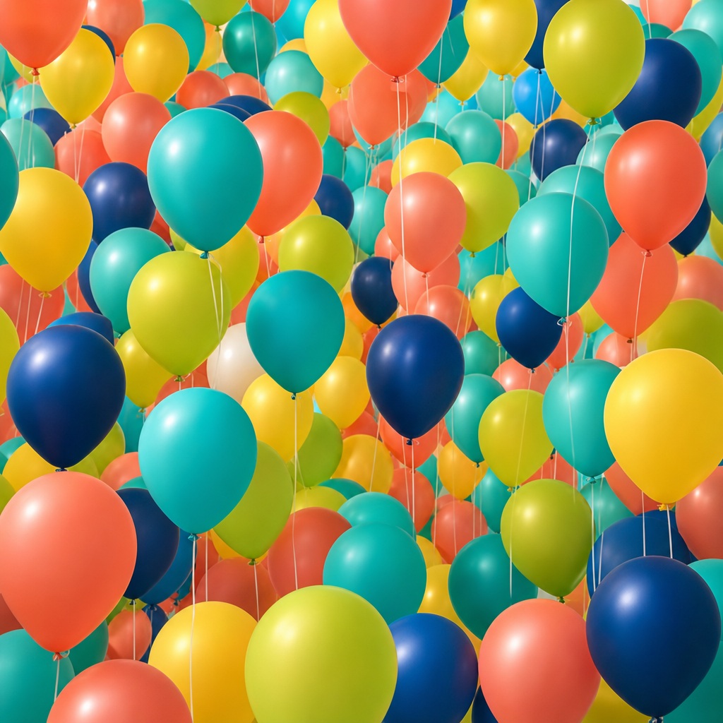 Preview for Tropical Balloon Celebration Background