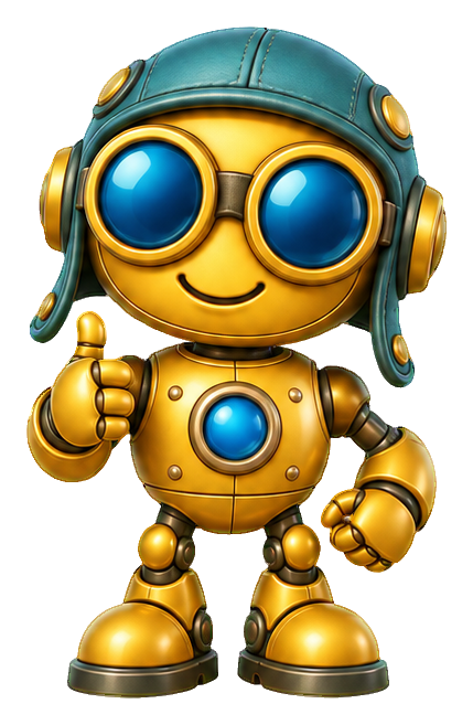 Preview for 3d Playful Robots Aviator Robot