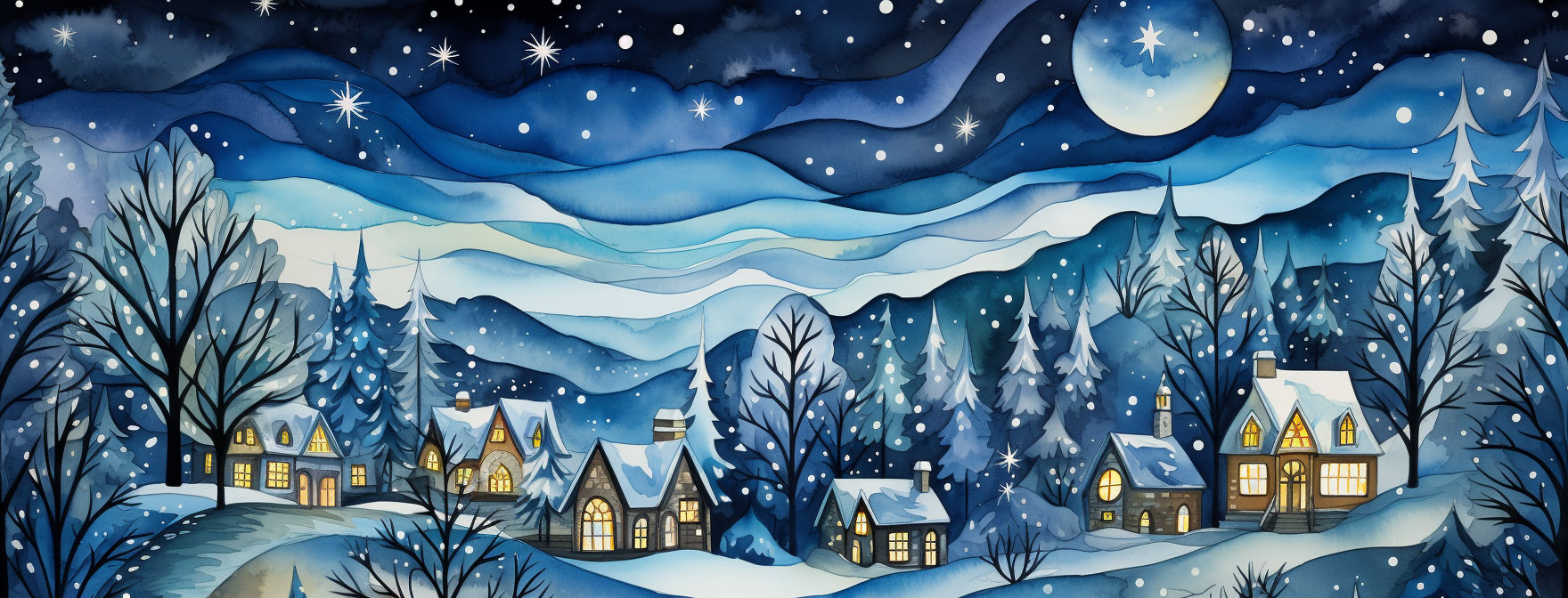 Preview for Winter-wonderland-landscape-christmas-cover-background-81eb1