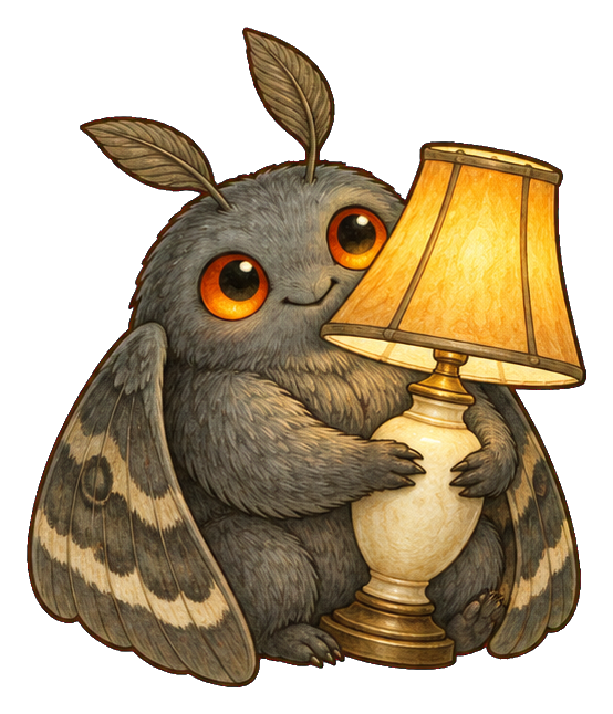 Preview for Cryptid Mothman And Lamp