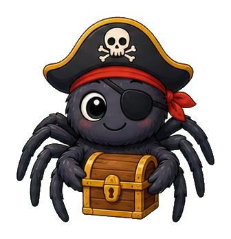 Preview for Pirate Spider Sticker Graphic