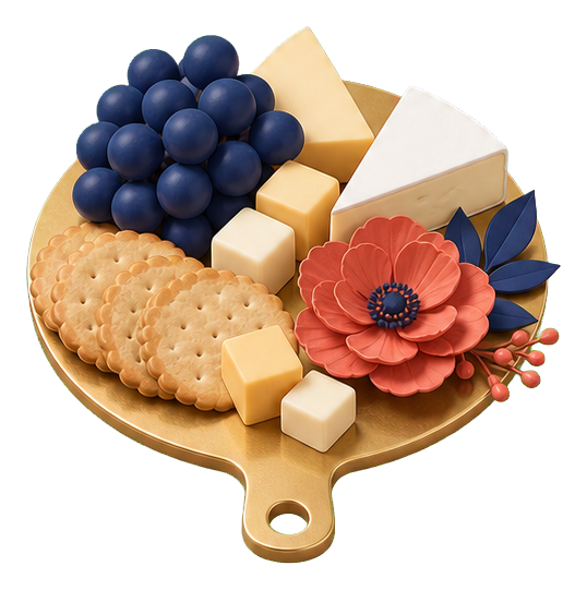 Preview for Cheese Board Sticker For Party Designs