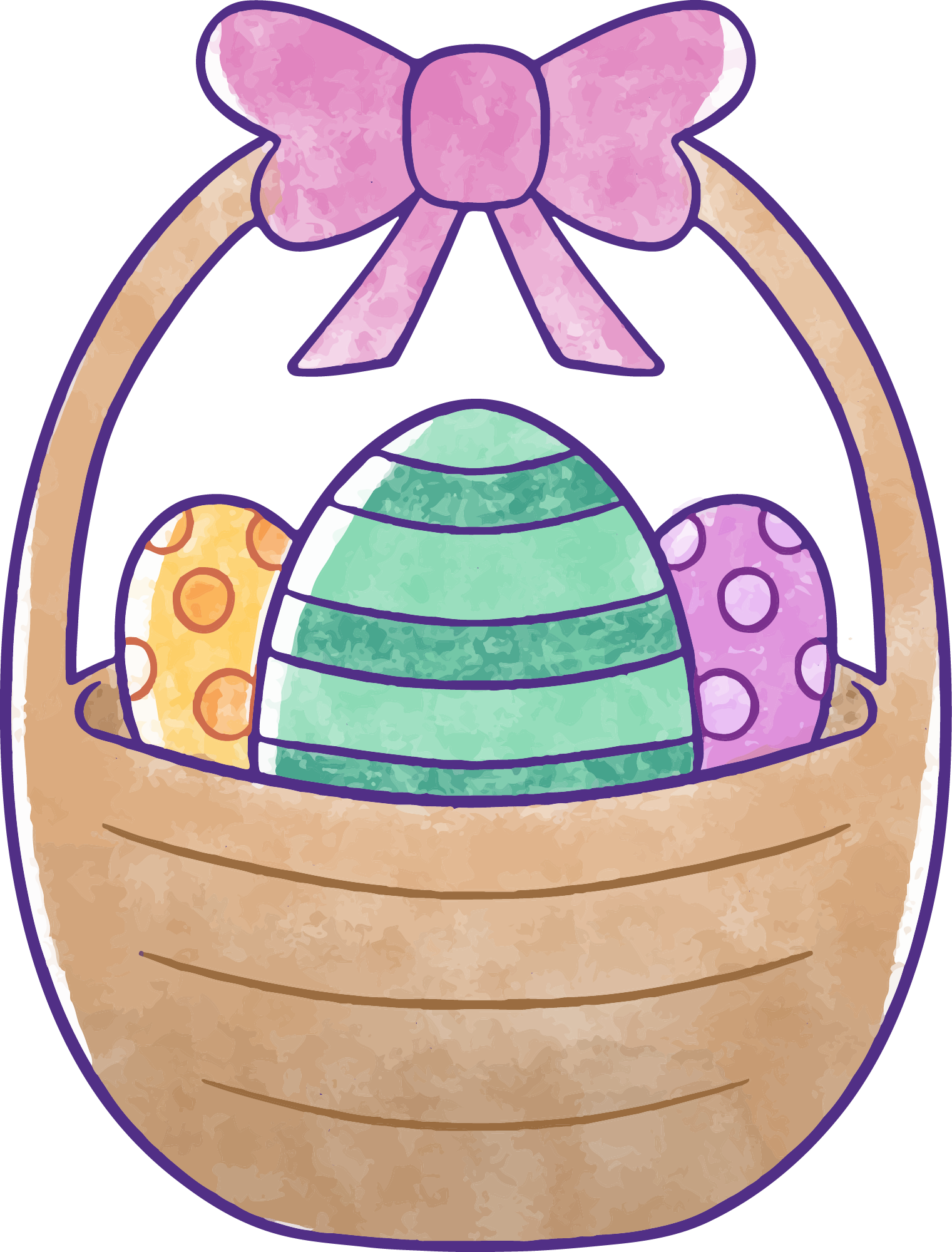 Preview for Easter-basket-illustration-sticker-05011