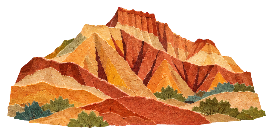 Preview for Torn Paper Landscapes Badlands