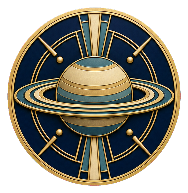 Preview for Saturn Art Deco Sticker