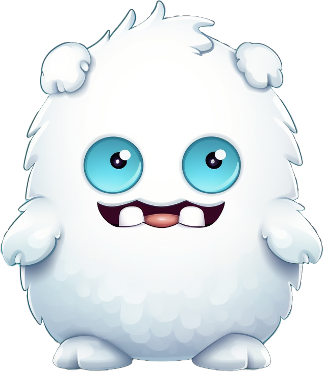 Preview for Cartoon-yeti-illustration-monsters-sticker-3b747