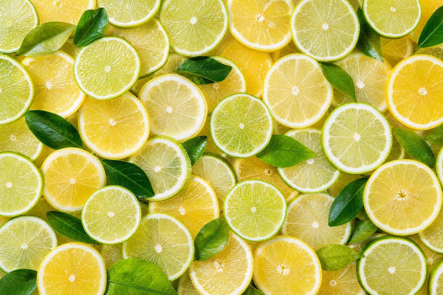 Preview for Citrus Slice Flatlay Stock Background