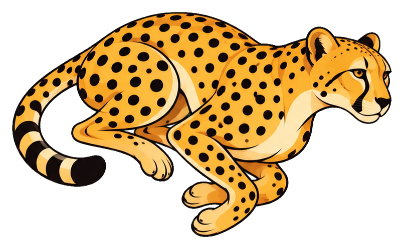 Preview for Leaping Cheetah