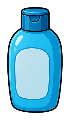Preview for Blank Shampoo Bottle Sticker