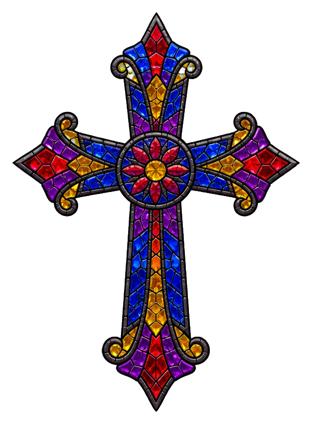 Preview for Glass Mosaic Cross Sticker