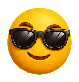 Preview for Cool Sunglasses Face Sticker