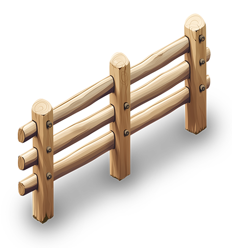 Preview for Wooden-fence-3d-rendering-sticker-079b7