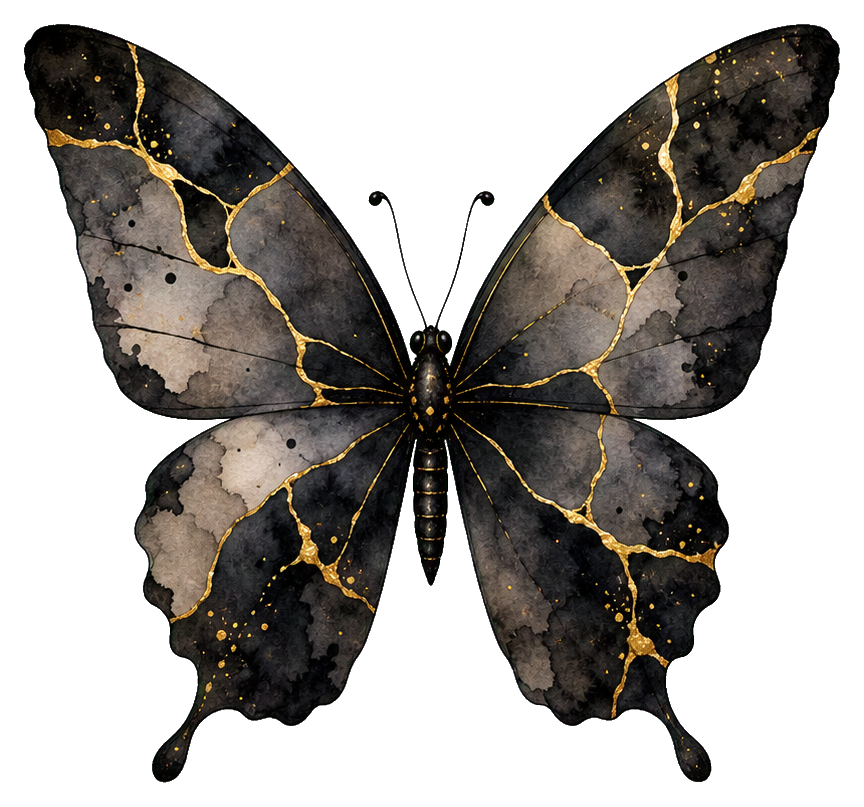 Preview for Kintsugi Ink Butterfly Sticker