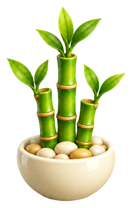 Preview for 3d Houseplants Lucky Bamboo