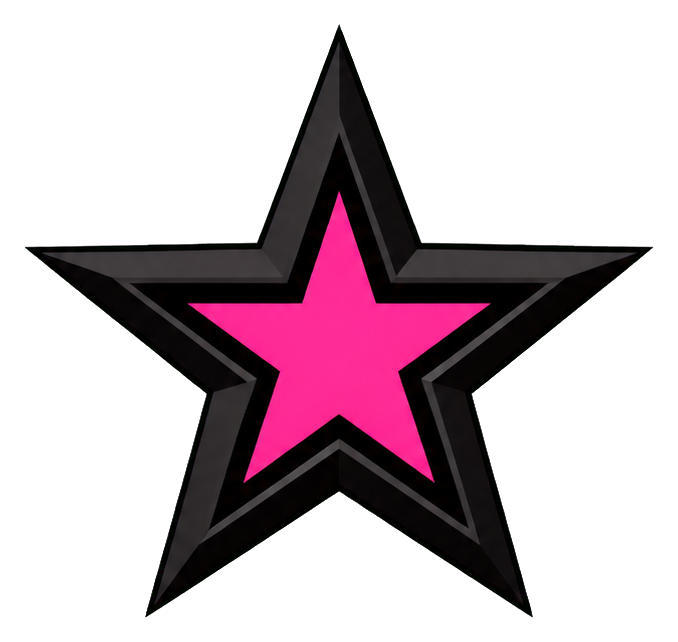 Preview for Pink Star Sticker Graphic