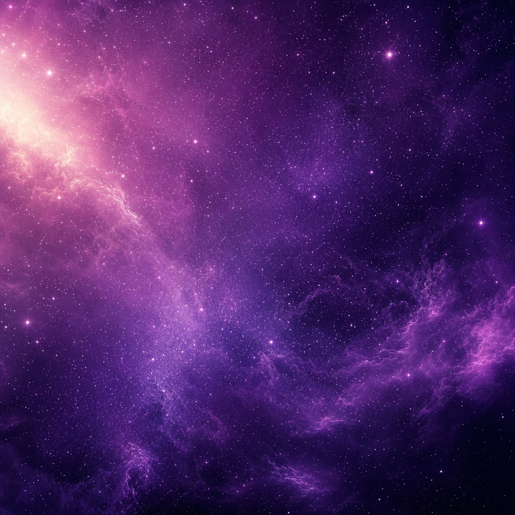 Preview for Purple Cosmic Nebula Stock Background