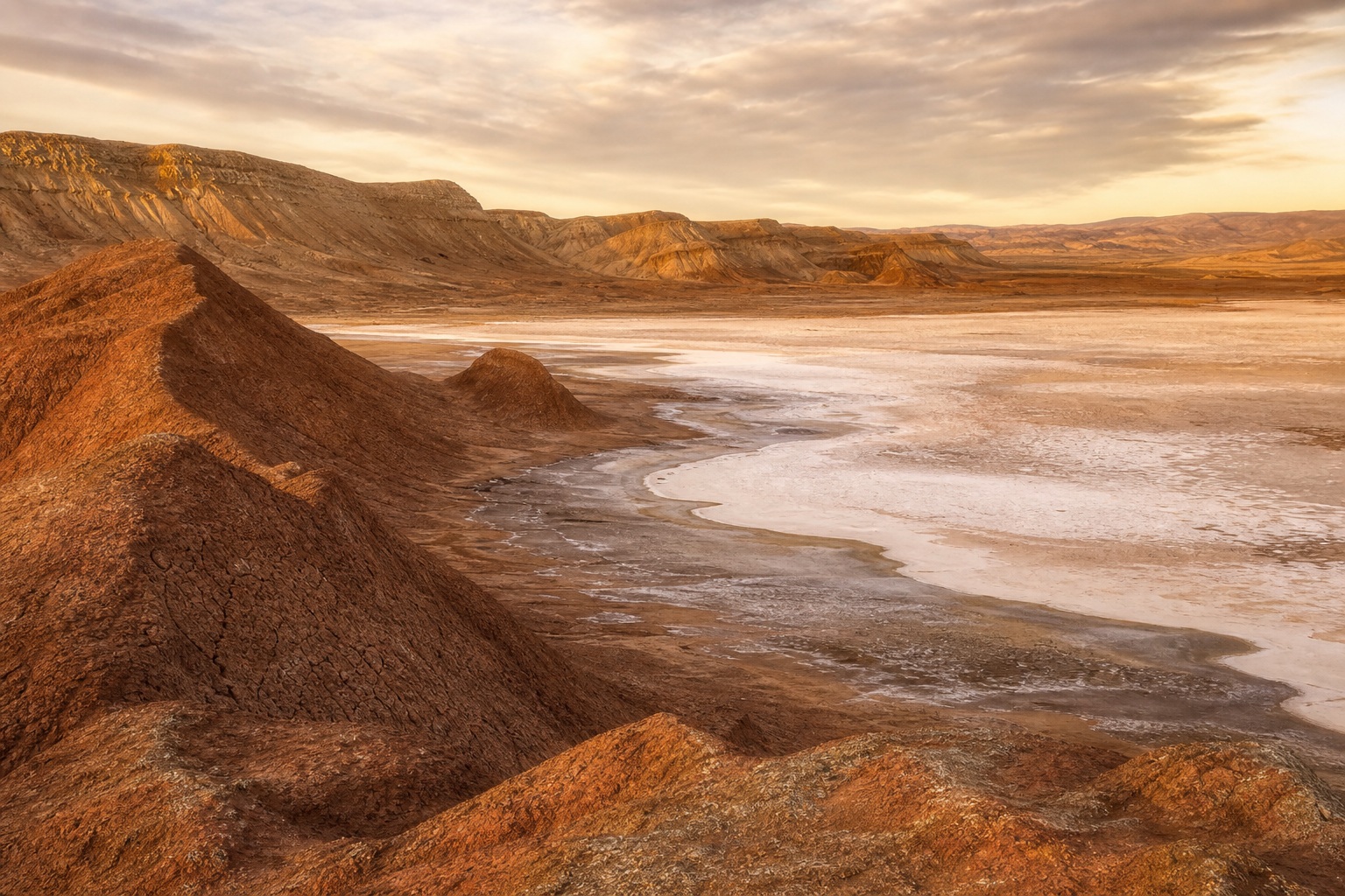 Preview for Desert Clay Landscape Background