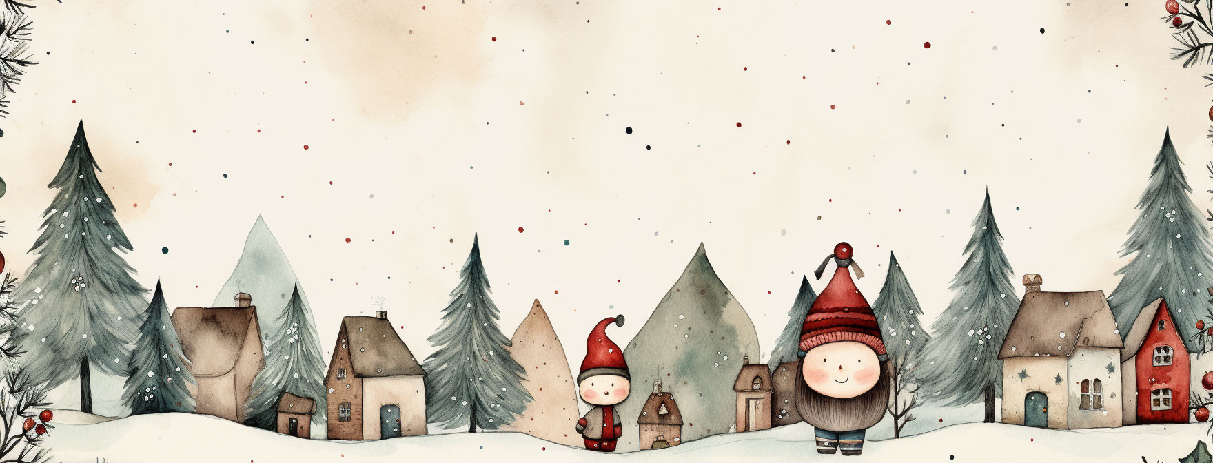 Preview for Winter-wonderland-cartoon-scene-christmas-cover-background-0e197