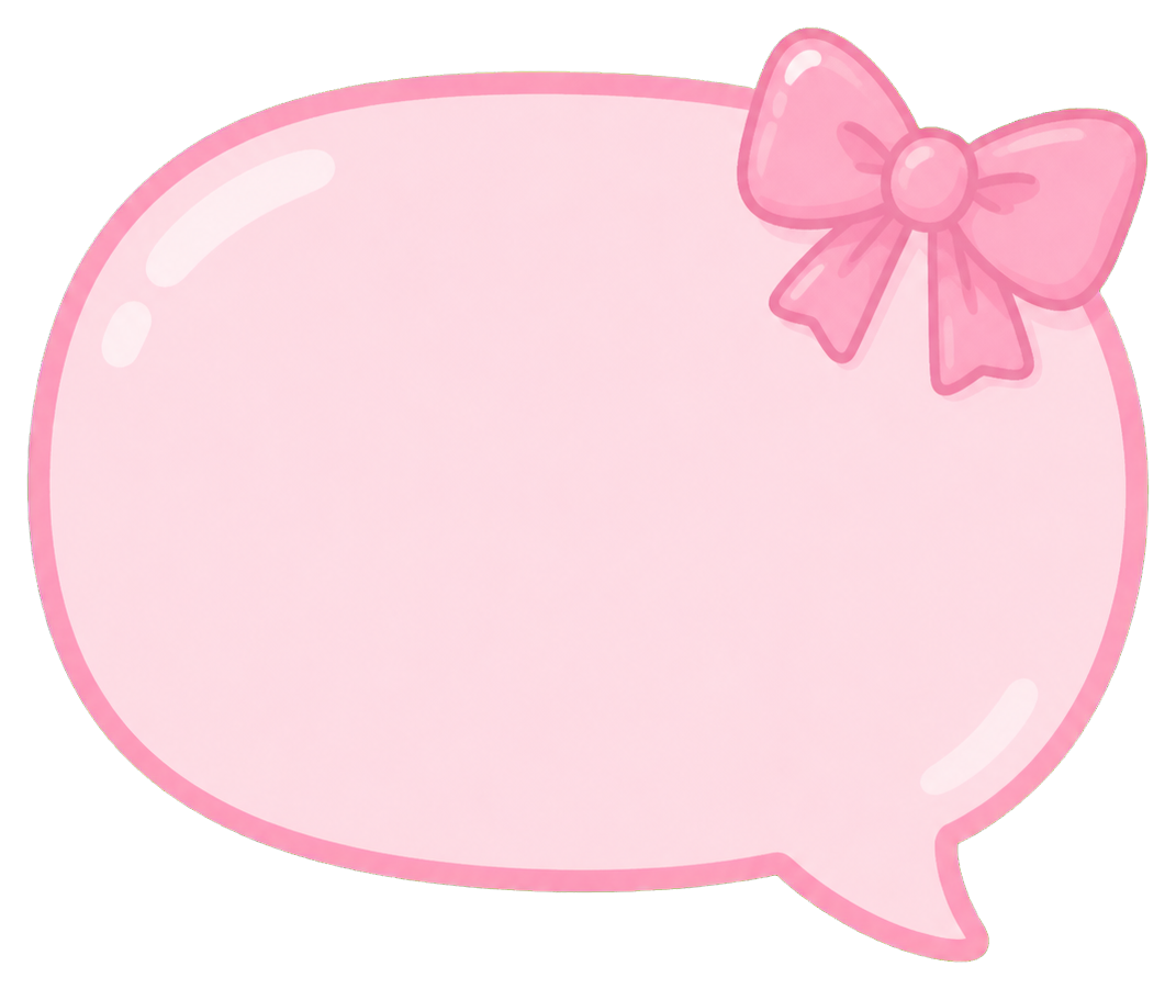 Preview for Bubble With Bow Sticker
