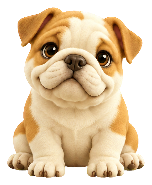Preview for 3d Puppy Pals Bulldog Pup