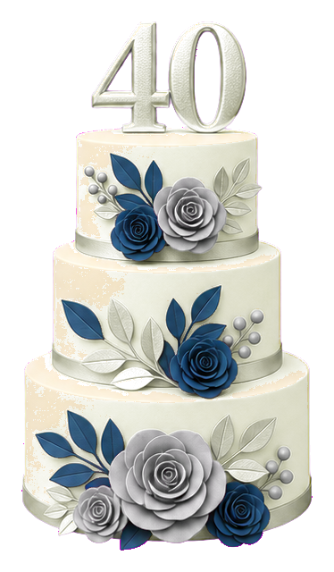Preview for 40th Birthday Cake Sticker