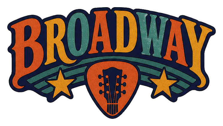 Preview for Broadway Guitar Pick Sticker
