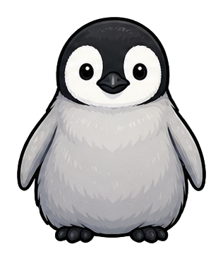 Preview for Penguin Chick Sticker Graphic