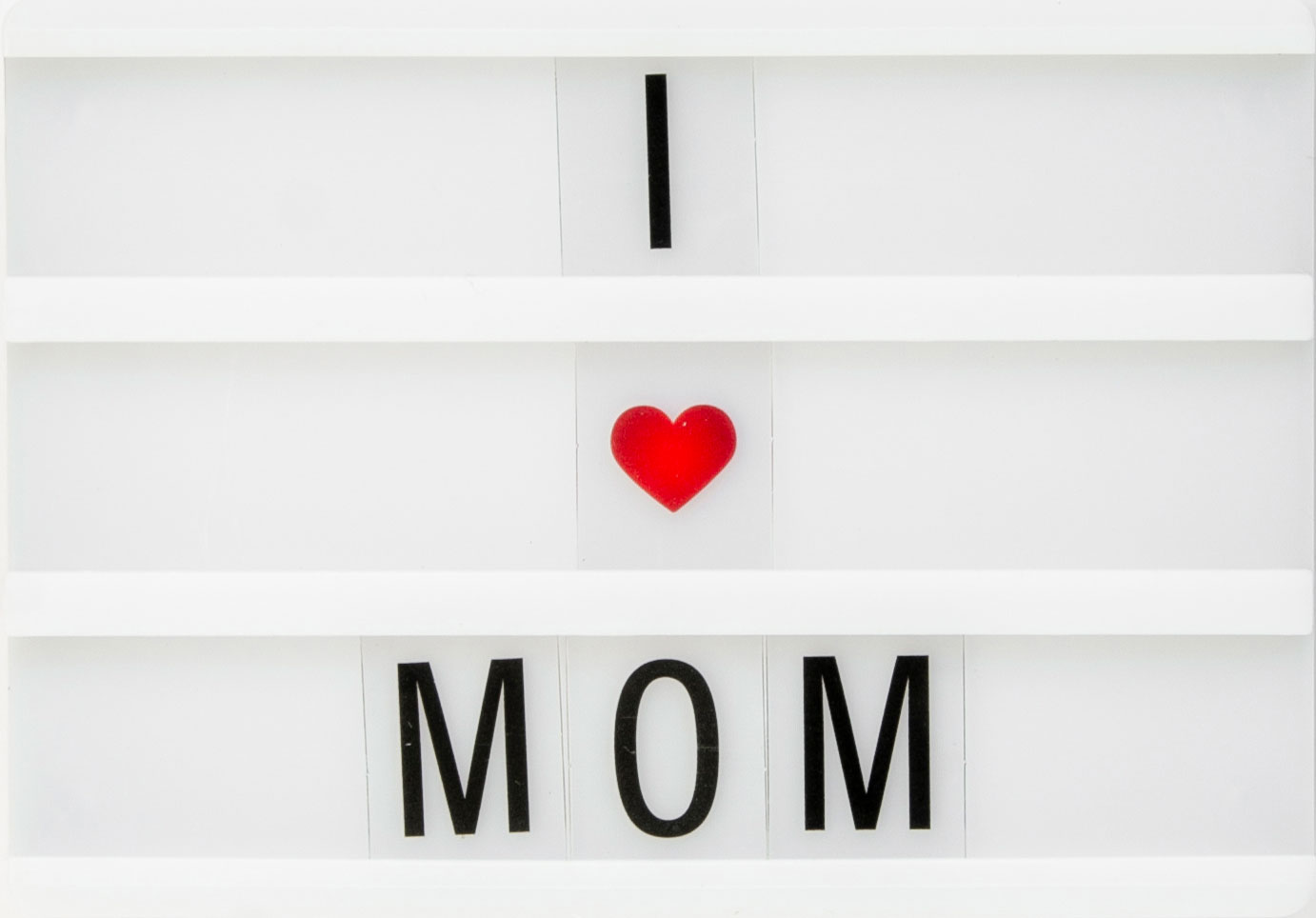 Preview for Love-mom-lightbox-sign-mothers-day-sticker-e3501