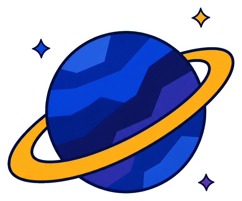 Preview for Ringed Planet Zodiac Sticker