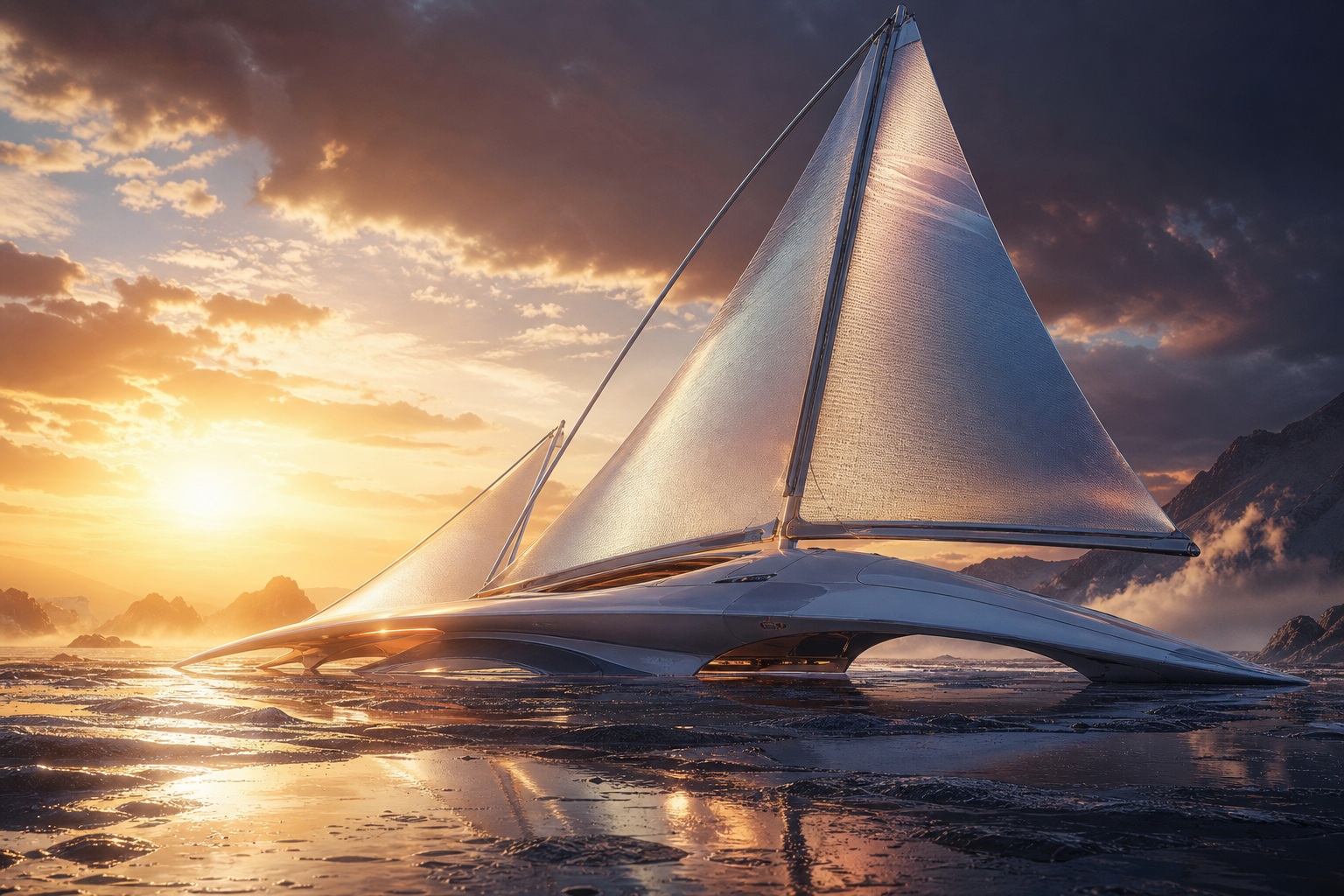 Preview for Solar Sail Spacecraft Background