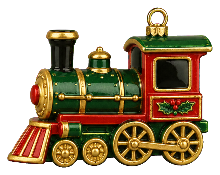 Preview for Toy Locomotive Christmas Ornament