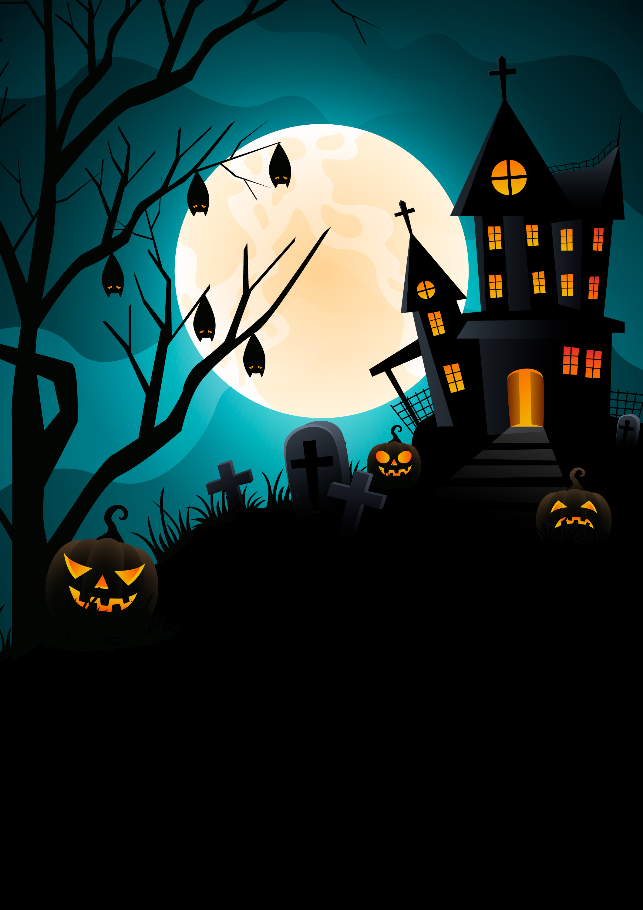 Preview for Halloween-haunted-house-scene-background-ff8d3