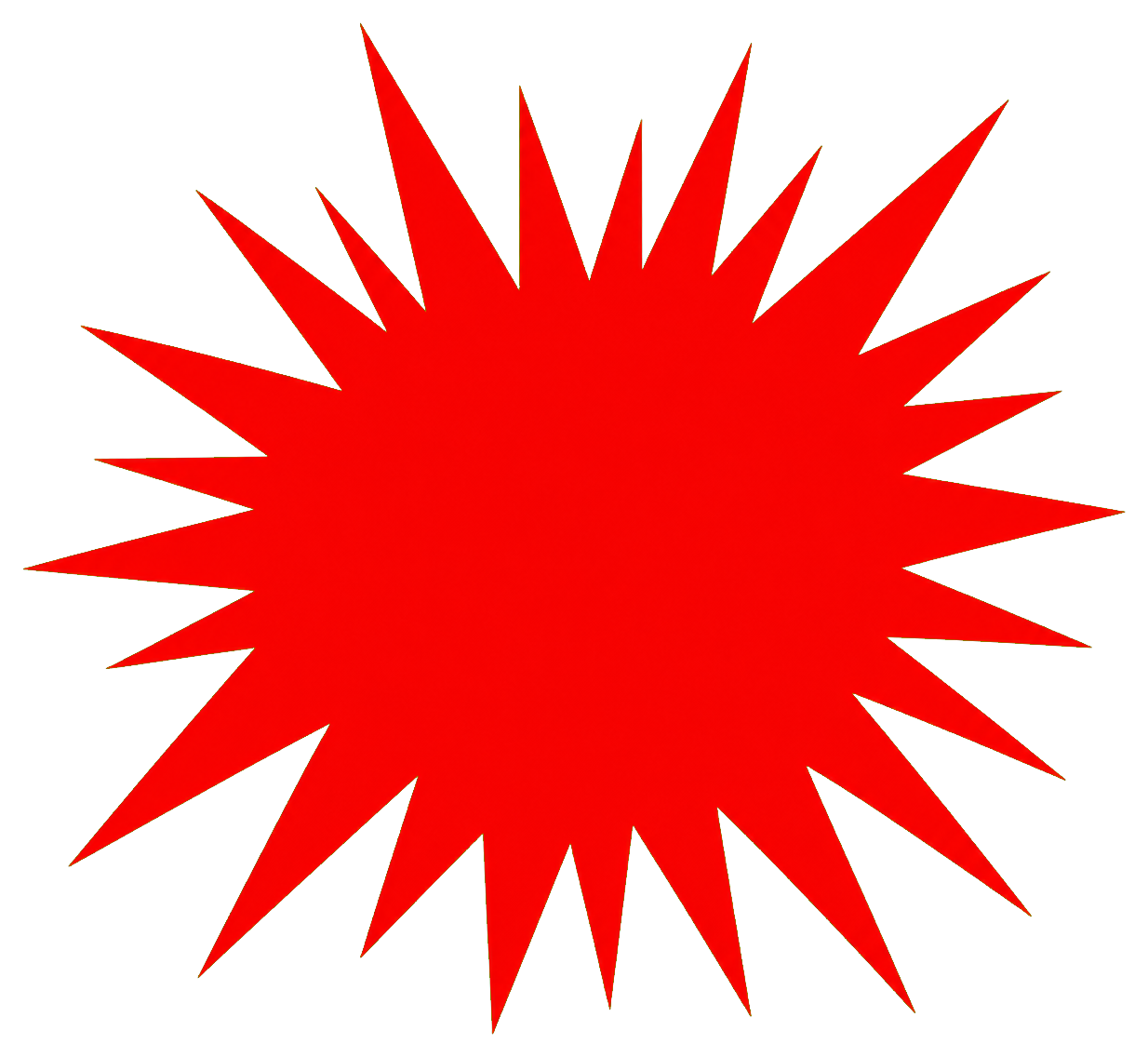 Preview for Red Spike Flash Sticker