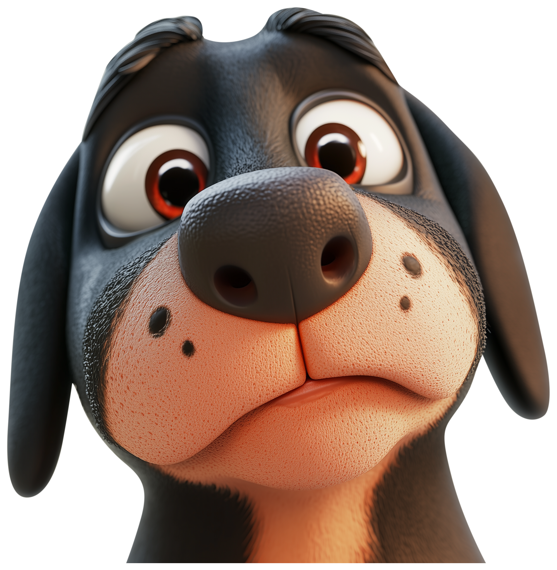 Preview for Cute Dog Emoji Sticker Graphic