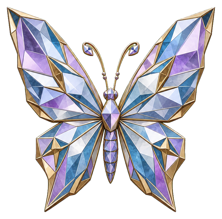 Preview for Crystal Prism Butterfly Sticker