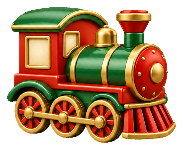 Preview for 3d Christmas Toy Train