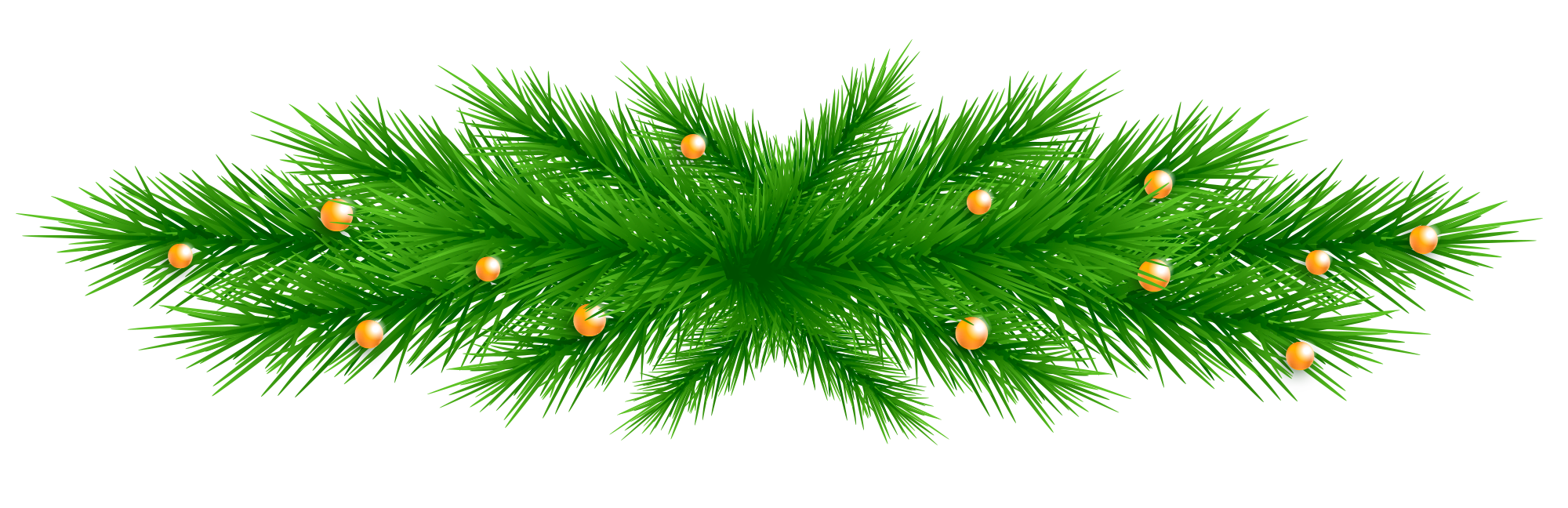 Preview for Christmas-tree-branches-with-lights-holiday-design-sticker-c77ef