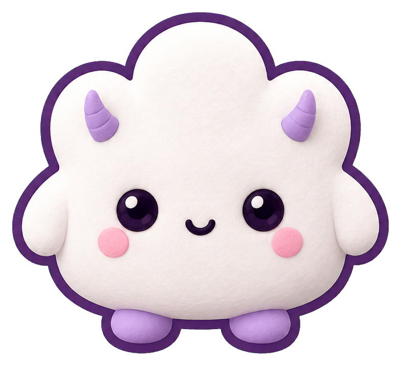 Preview for Cloudy Claw Critter Kawaii Monster Sticker