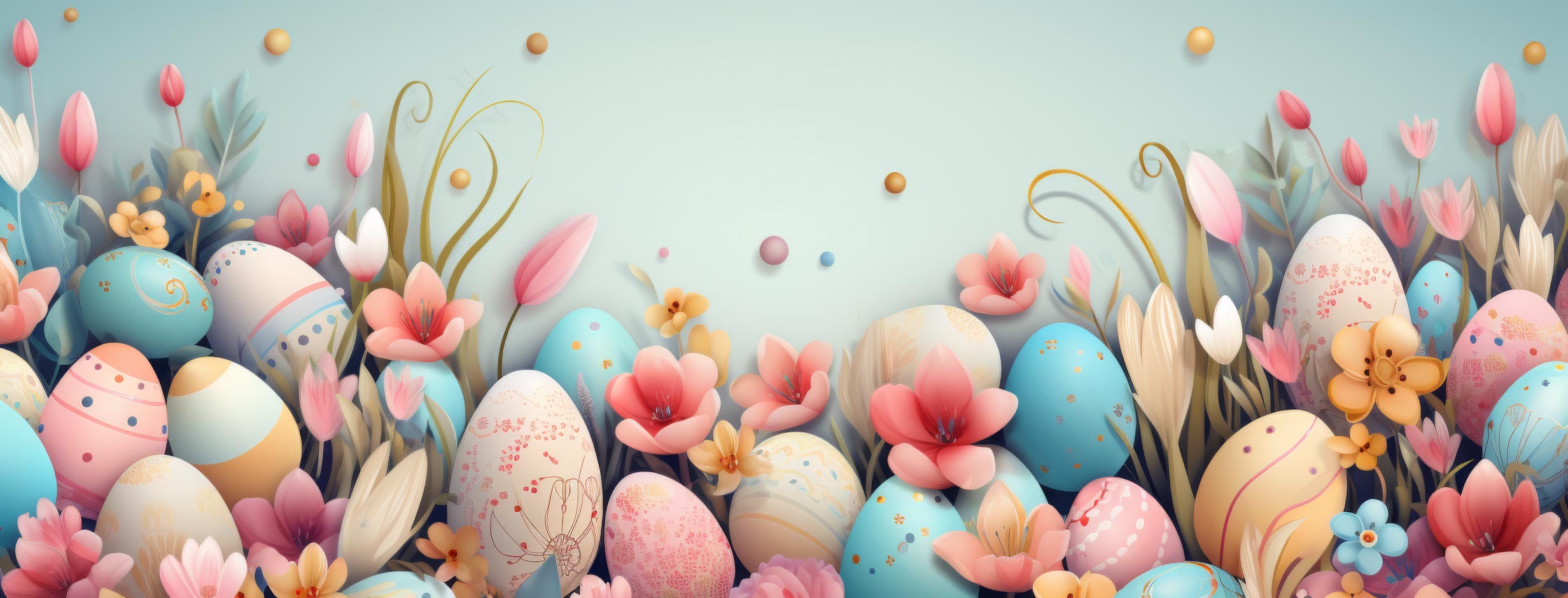 Preview for Easter-eggs-decoration-ideas-easter-facebook-background-c7325