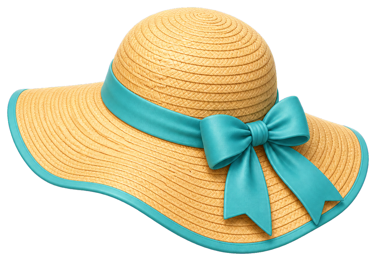 Preview for Beach Hat Sticker For Summer Designs