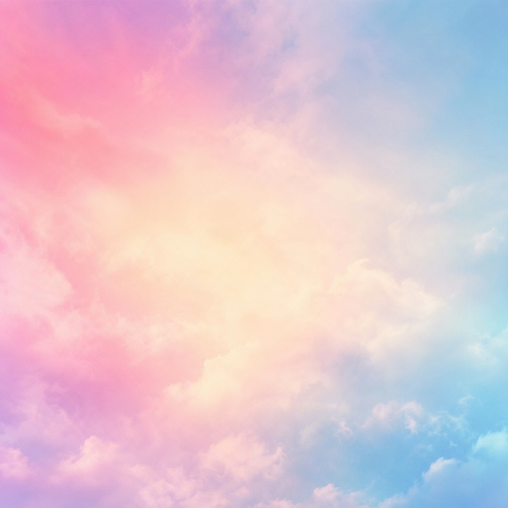Preview for Square Pastel Cloud Glow Background