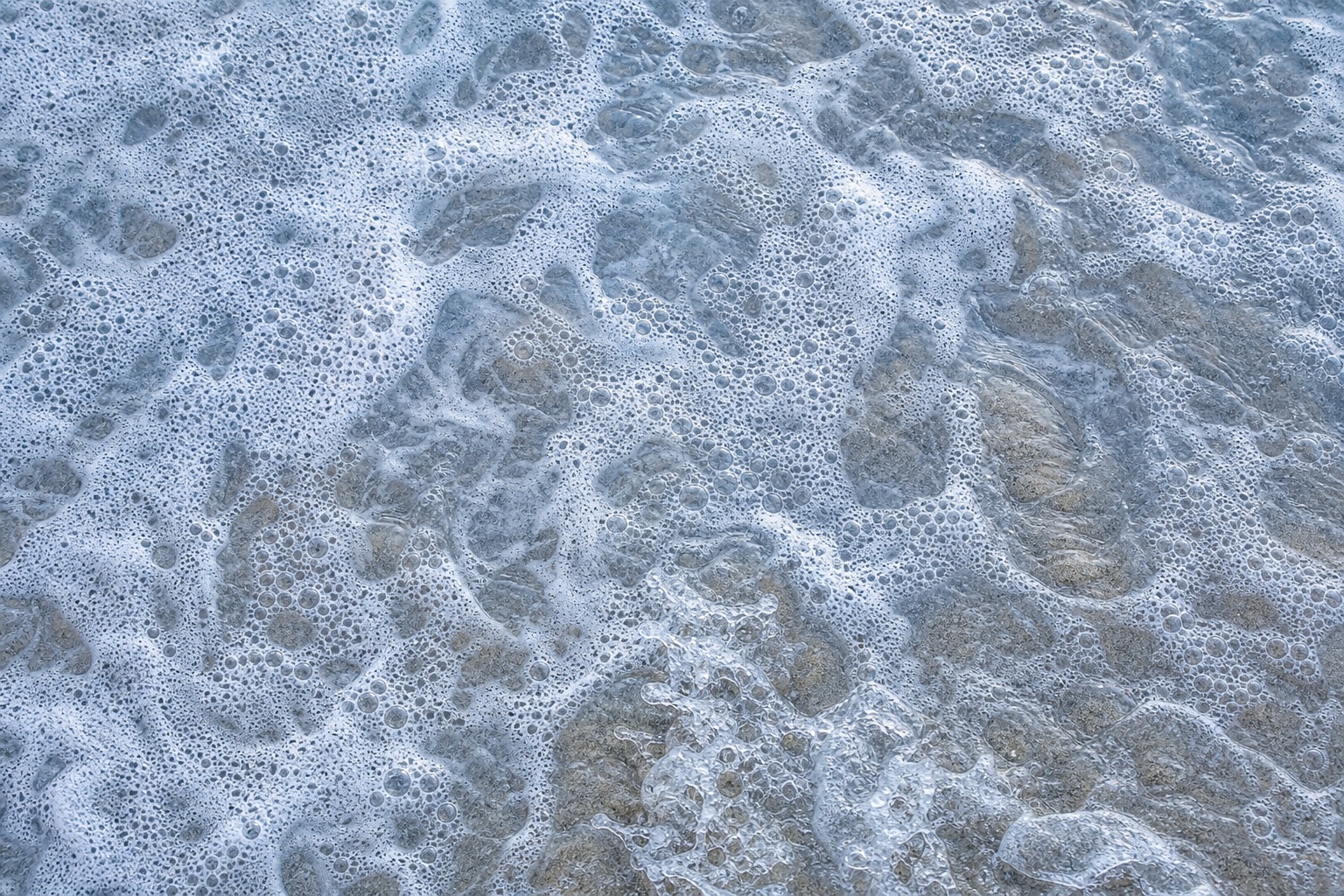 Preview for Cool Monochrome Ocean Foam Background