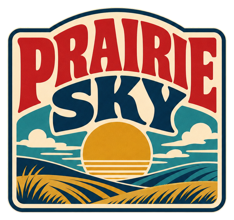 Preview for Prairie Sky Sun Retro Canada Sticker